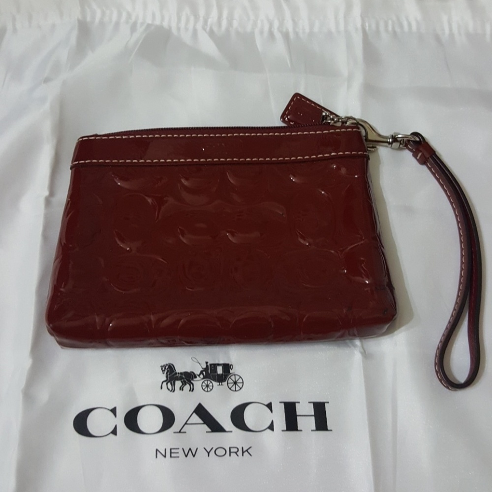 Coach small wristlet